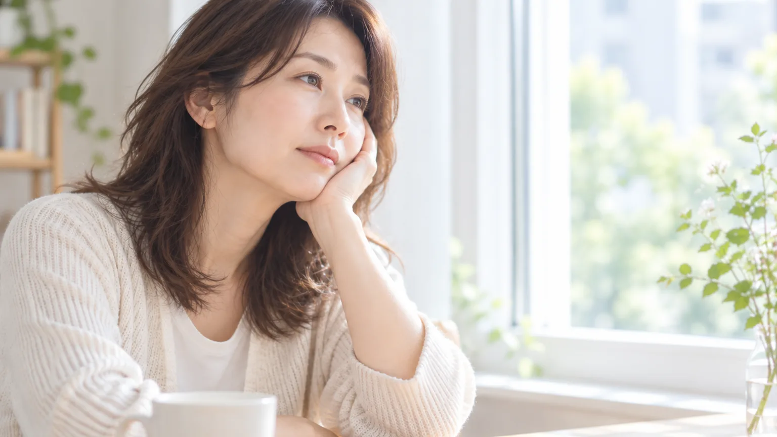 更年期の疲れやすさやほてりに悩む女性のイメージ